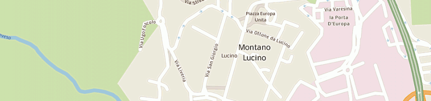 Mappa della impresa red roses srl a MONTANO LUCINO