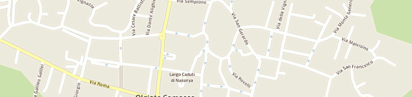 Mappa della impresa municipio a OLGIATE COMASCO