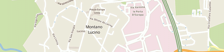 Mappa della impresa oma officina meccanica artigiana di peverelli christian a MONTANO LUCINO
