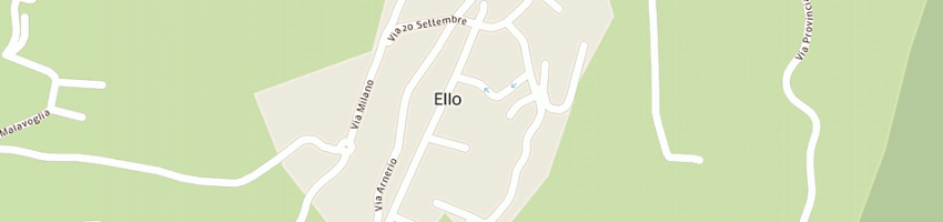 Mappa della impresa tentorio egidio a ELLO