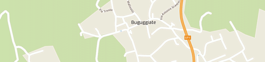 Mappa della impresa municipio a BUGUGGIATE