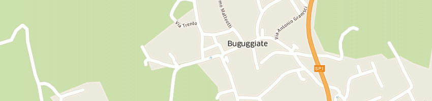 Mappa della impresa comune di buguggiate a BUGUGGIATE