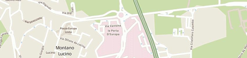 Mappa della impresa les princesses (snc) a MONTANO LUCINO