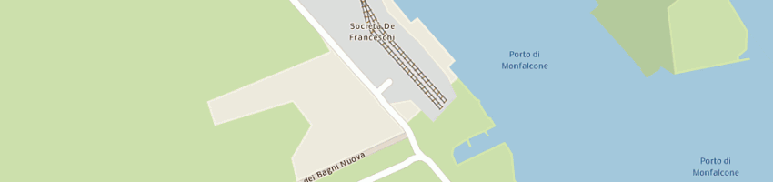 Mappa della impresa de franceschi spa monfalcone a MONFALCONE