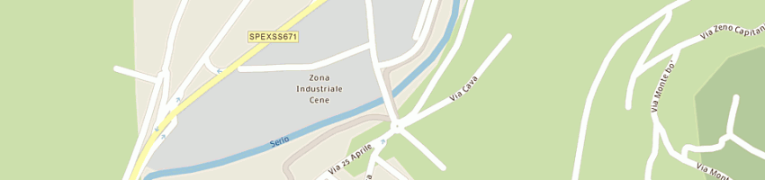 Mappa della impresa riporti industriali srl a GAZZANIGA