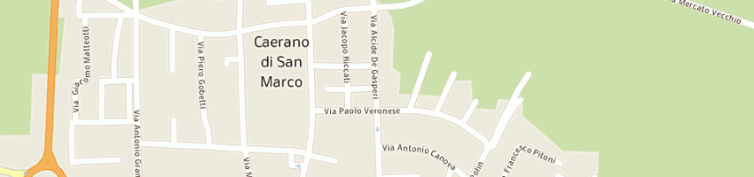 Mappa della impresa volpato ivo a CAERANO DI SAN MARCO