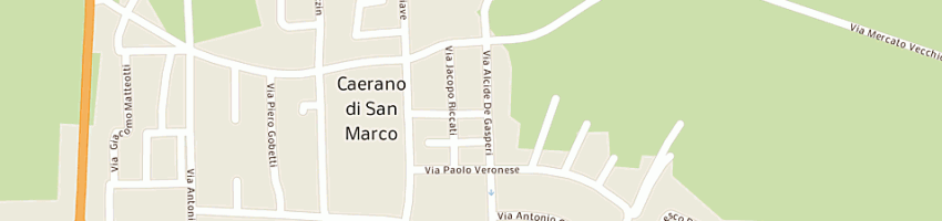 Mappa della impresa brugar di bruno e andrea garbuio (snc) a CAERANO DI SAN MARCO