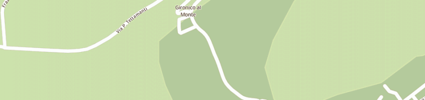 Mappa della impresa vecchia trattoria al monte a GIRONICO