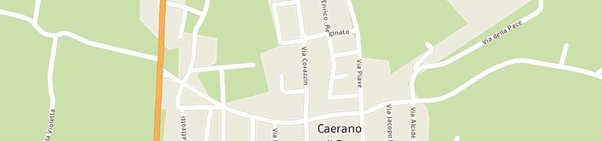 Mappa della impresa bandiera sergio a CAERANO DI SAN MARCO