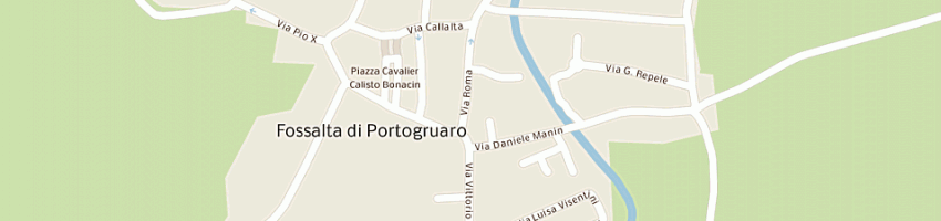 Mappa della impresa portoedile a FOSSALTA DI PORTOGRUARO