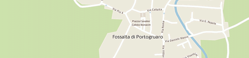 Mappa della impresa zignago servizi srl a FOSSALTA DI PORTOGRUARO