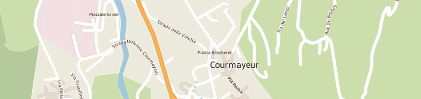 Mappa della impresa comune di courmayeur a COURMAYEUR