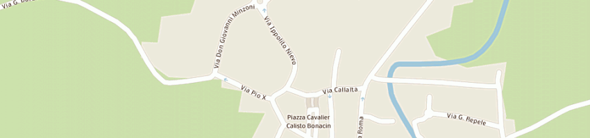 Mappa della impresa bar pizzeria trattoria 'al castello' a FOSSALTA DI PORTOGRUARO