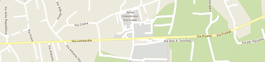 Mappa della impresa cerea carlo e c snc a ALBAVILLA