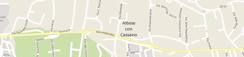 Mappa della impresa italpino a ALBESE CON CASSANO