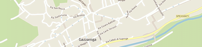 Mappa della impresa pezzera marisa a GAZZANIGA