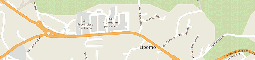 Mappa della impresa di toro ernesto a LIPOMO