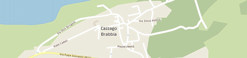 Mappa della impresa bossi mario a CAZZAGO BRABBIA