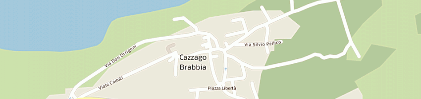 Mappa della impresa sociata' commerciale italiana di f quaglia e c sas a CAZZAGO BRABBIA