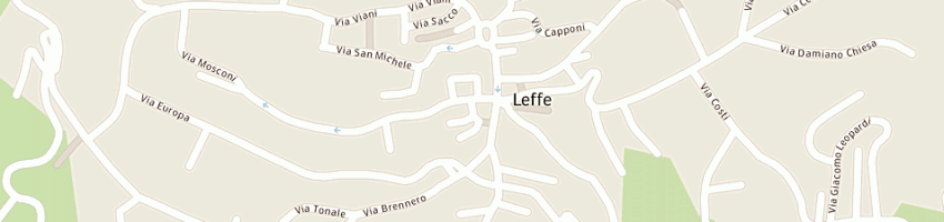 Mappa della impresa sci club leffe a LEFFE