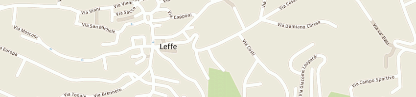 Mappa della impresa municipio a LEFFE