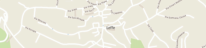 Mappa della impresa seritour (srl) a LEFFE