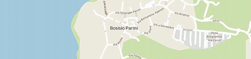 Mappa della impresa castelletti colorificio a BOSISIO PARINI
