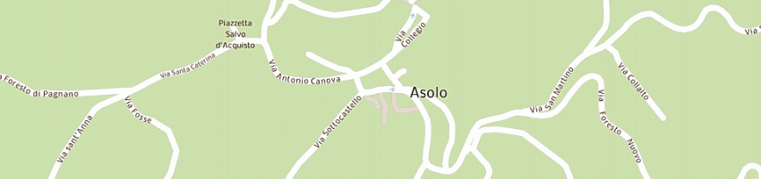 Mappa della impresa la rocca asolana di sartorello roberta a ASOLO