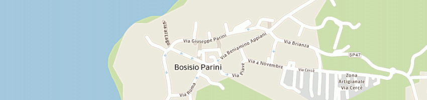 Mappa della impresa riva alberto a BOSISIO PARINI
