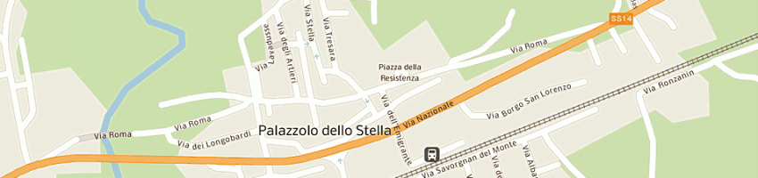 Mappa della impresa caffe' centro a PALAZZOLO DELLO STELLA