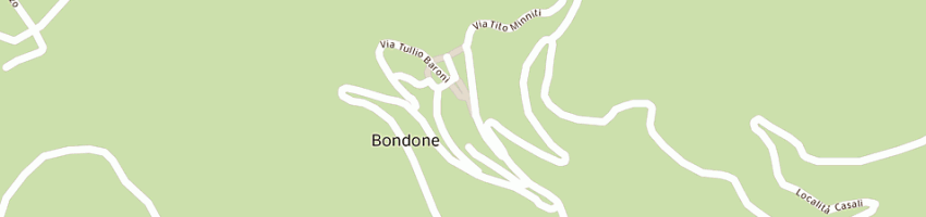 Mappa della impresa municipio a BONDONE