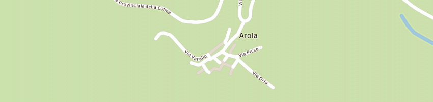 Mappa della impresa municipio di arola a AROLA