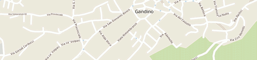 Mappa della impresa picinali diego a GANDINO