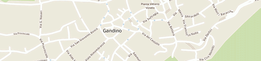 Mappa della impresa nodari francesco a GANDINO