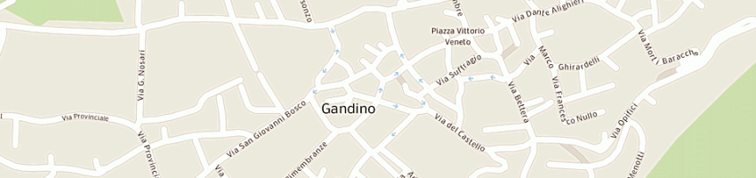 Mappa della impresa bar rigel a GANDINO