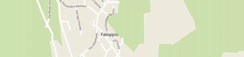 Mappa della impresa carabinieri a FALOPPIO