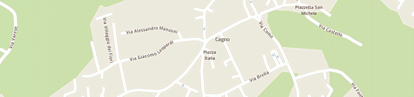 Mappa della impresa comune di cagno a CAGNO
