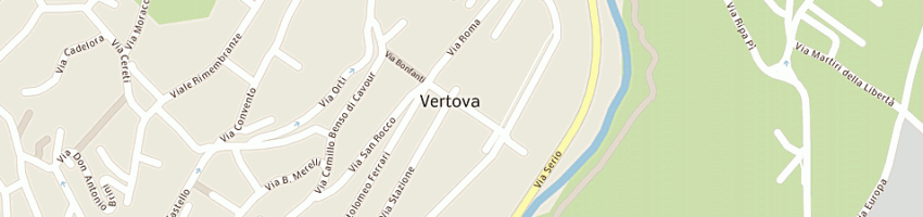 Mappa della impresa meccanica gusmini srl a VERTOVA