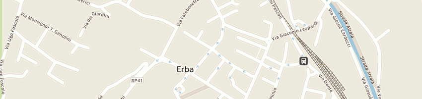 Mappa della impresa busuito rosario a ERBA