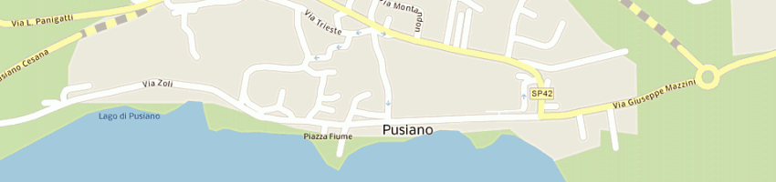 Mappa della impresa municipio di pusiano a PUSIANO