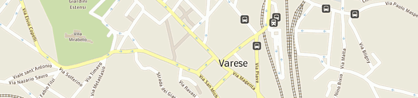 Mappa della impresa croci gabriella a VARESE