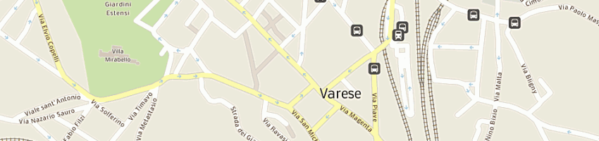 Mappa della impresa pinto vito a VARESE