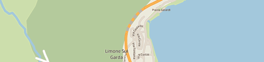 Mappa della impresa g e p snc di pelanda giuliano e c a LIMONE SUL GARDA