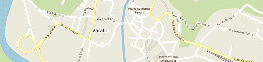 Mappa della impresa capelli tiziana a VARALLO