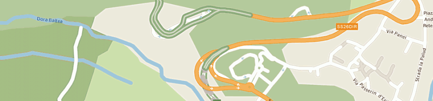 Mappa della impresa mas data di tabanelli andrea e c sas a COURMAYEUR