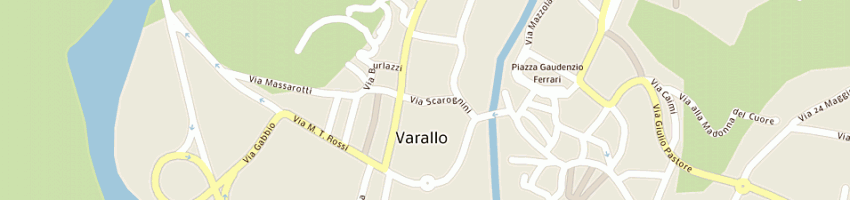 Mappa della impresa vercelli giuseppe a VARALLO