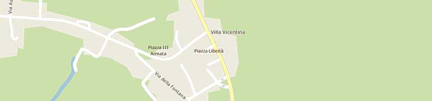 Mappa della impresa bar la briciola a VILLA VICENTINA