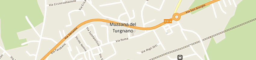 Mappa della impresa agostinis rosalba a MUZZANA DEL TURGNANO