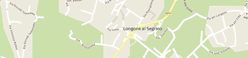Mappa della impresa carriero leonardo a LONGONE AL SEGRINO