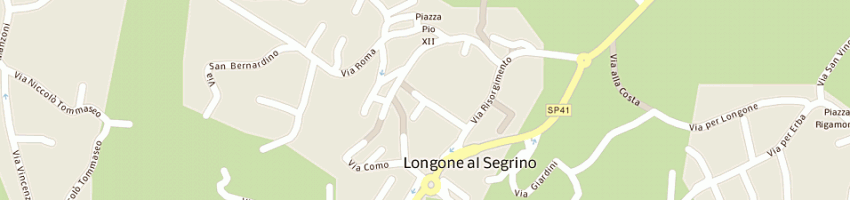 Mappa della impresa sem ristorazione sas a LONGONE AL SEGRINO